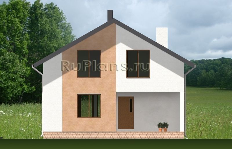 Проект каркасного дома №566 на заказ