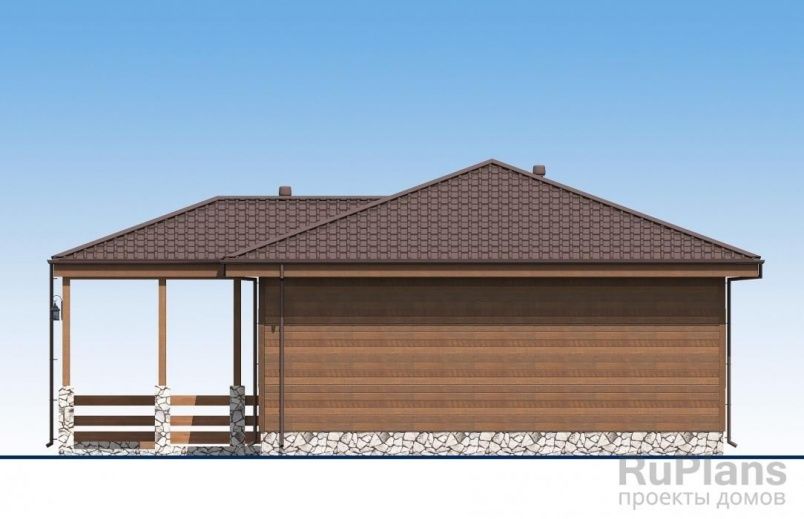 Проект каркасного дома №577 на заказ