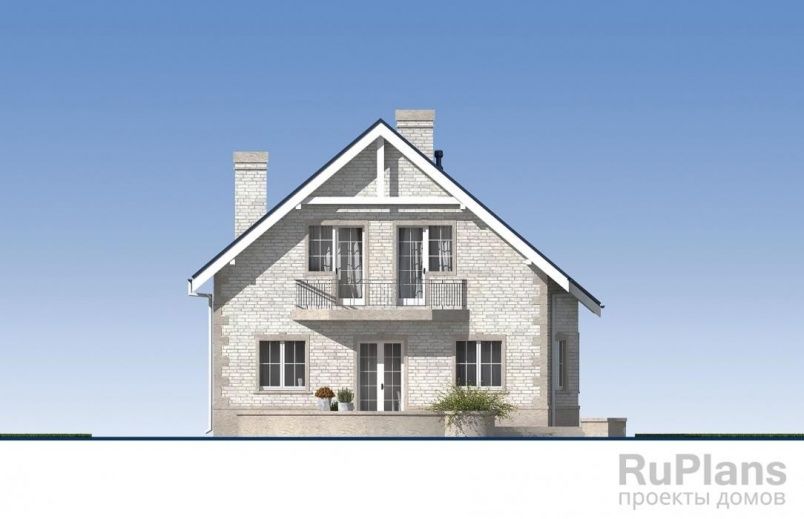 Проект кирпичного дома №556 на заказ