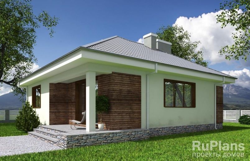 Проект блочного дома №601 на заказ