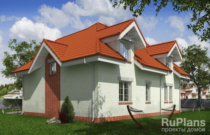 Проект каркасного дома №252 на заказ