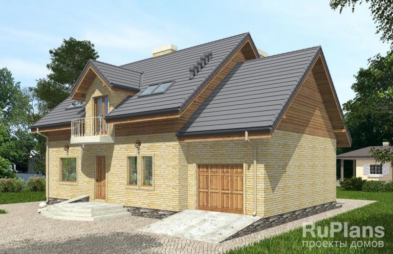 Проект кирпичного дома №514 на заказ