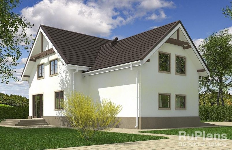 Проект каркасного дома №560 на заказ