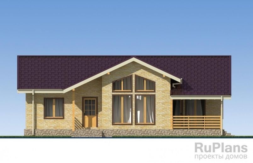 Проект блочного дома №17 на заказ