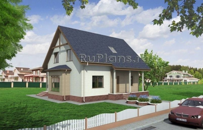 Проект каркасного дома №159 на заказ