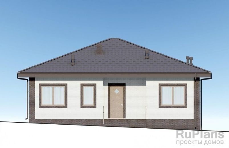 Проект блочного дома №929 на заказ