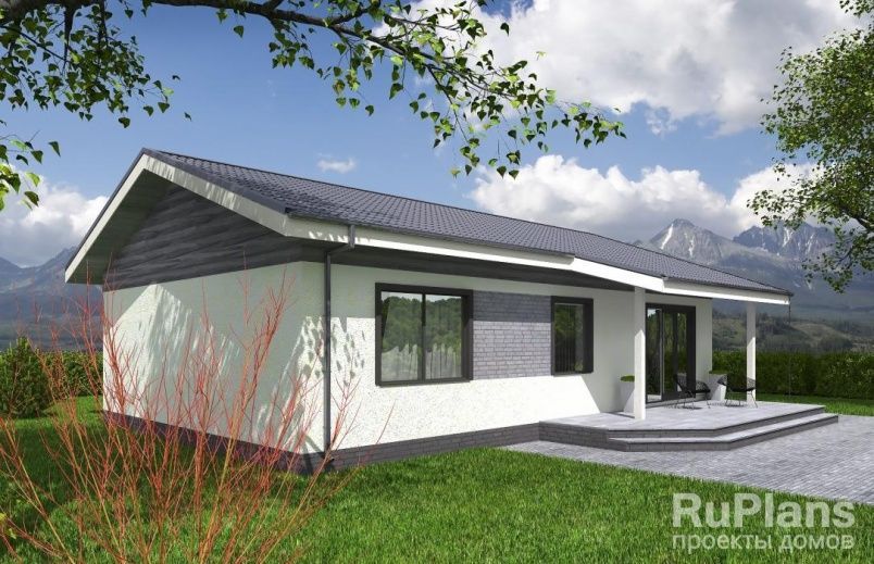 Проект каркасного дома №334 на заказ