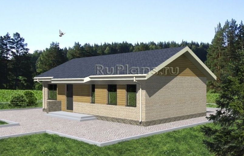 Проект каркасного дома №438 на заказ