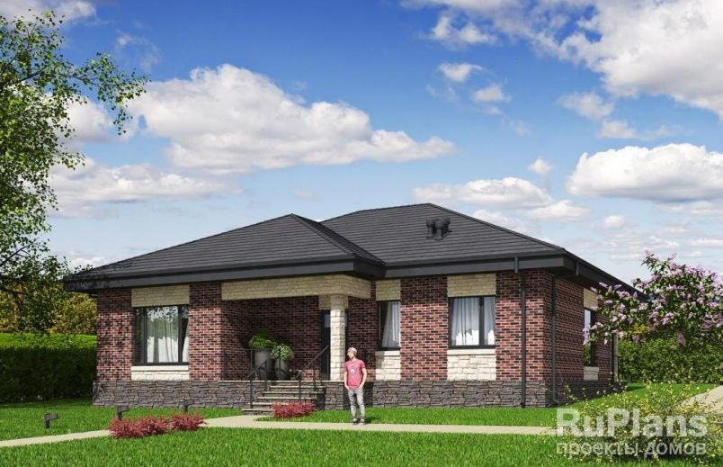 Проект блочного дома №602 на заказ