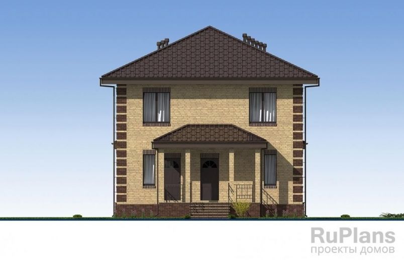 Проект блочного дома №316 на заказ