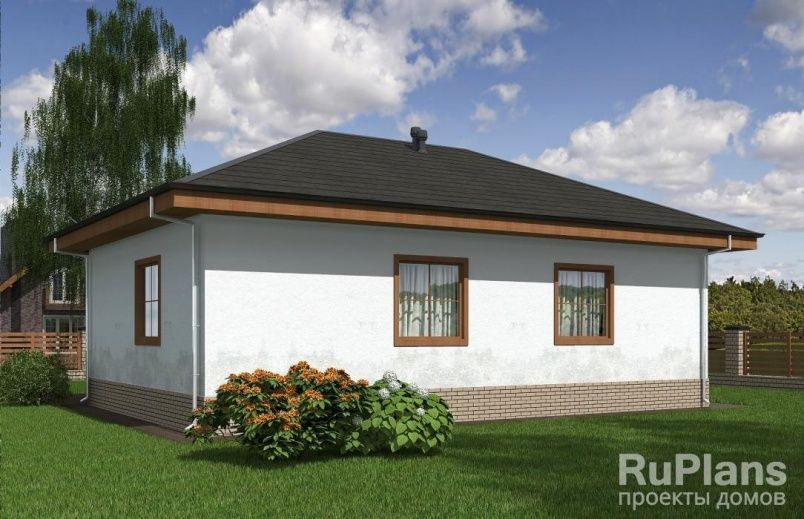 Проект каркасного дома №247 на заказ