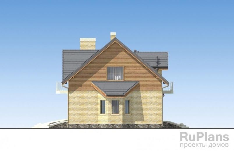 Проект кирпичного дома №514 на заказ