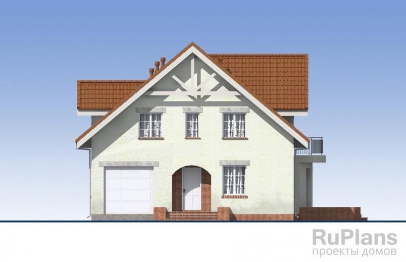 Проект каркасного дома №252 на заказ