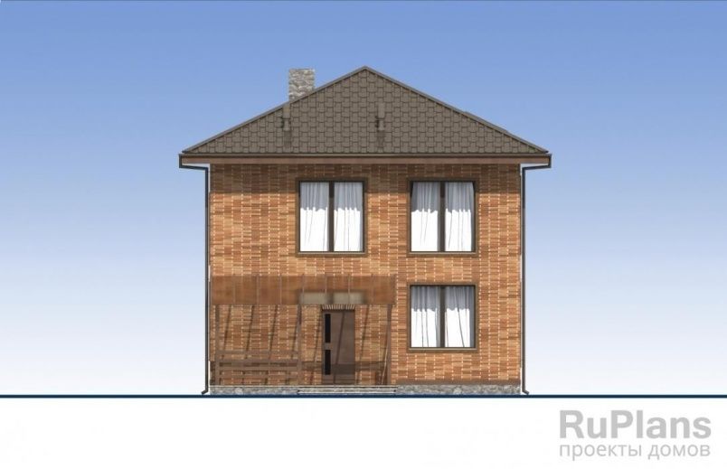 Проект блочного дома №343 на заказ