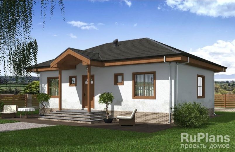 Проект каркасного дома №247 на заказ