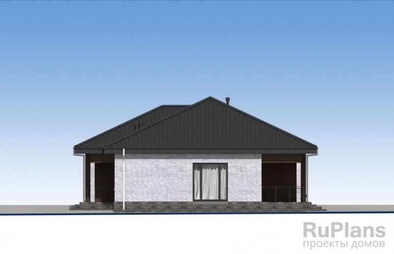 Проект кирпичного дома №601 на заказ