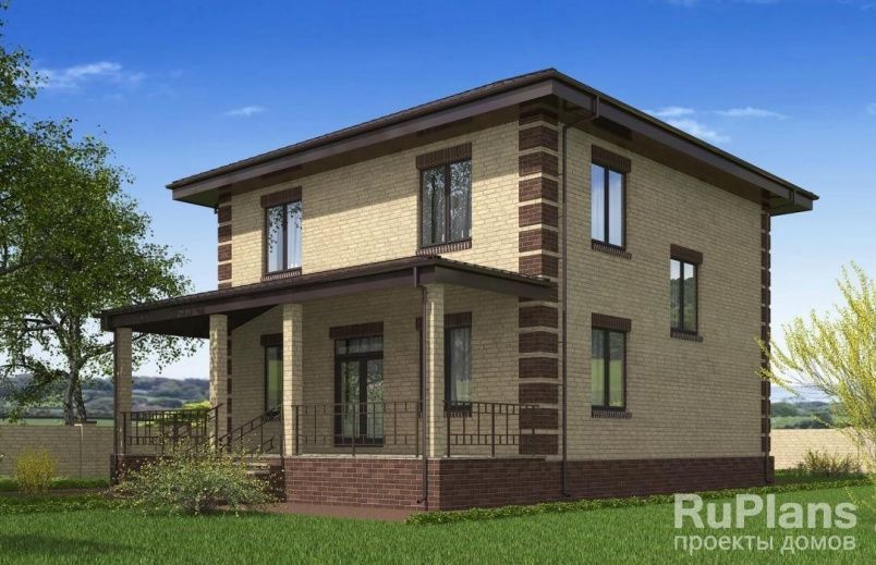 Проект блочного дома №316 на заказ