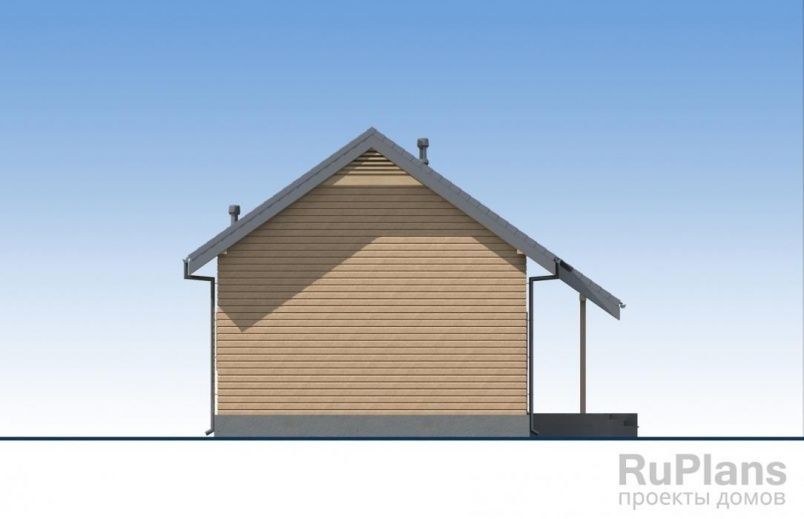 Проект каркасного дома №654 на заказ
