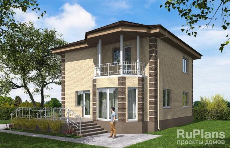 Проект блочного дома №327 на заказ