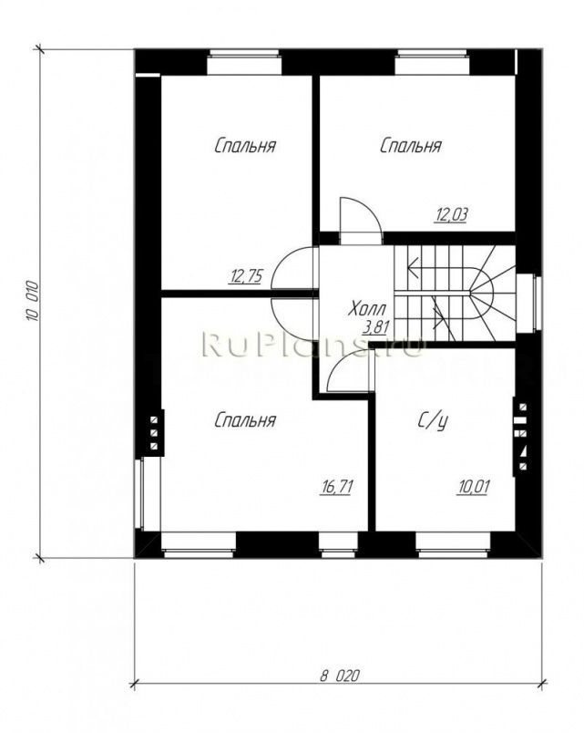 Проект кирпичного дома №478 на заказ