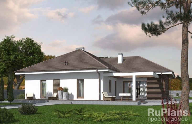 Проект блочного дома №424 на заказ