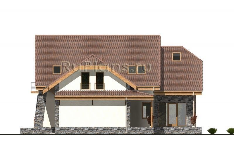 Проект каркасного дома №481 на заказ