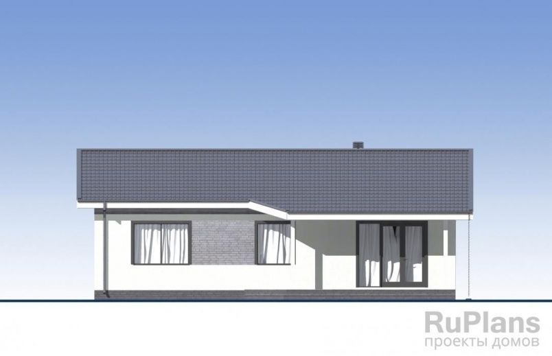 Проект каркасного дома №334 на заказ