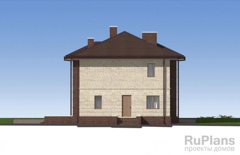 Проект блочного дома №425 на заказ