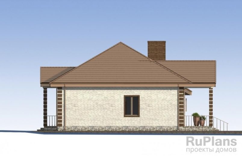 Проект кирпичного дома №540 на заказ