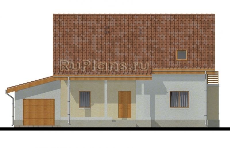 Проект каркасного дома №981 на заказ