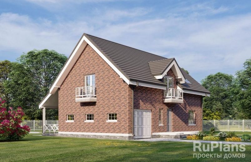 Проект блочного дома №897 на заказ