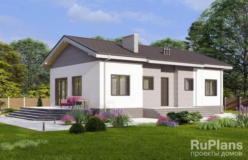 Проект кирпичного дома №591 на заказ