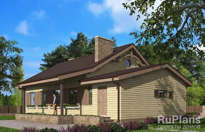 Проект блочного дома №431 на заказ