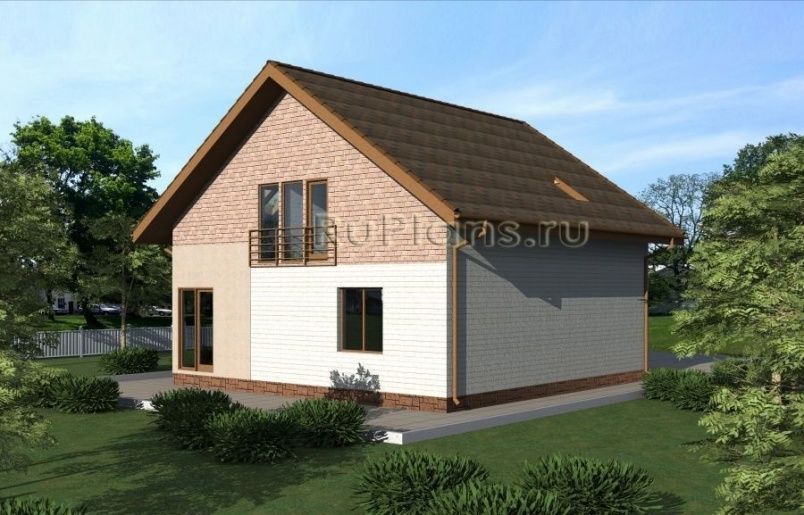 Проект каркасного дома №948 на заказ