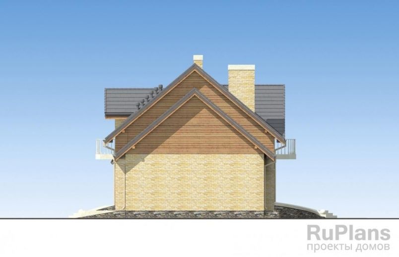 Проект кирпичного дома №514 на заказ