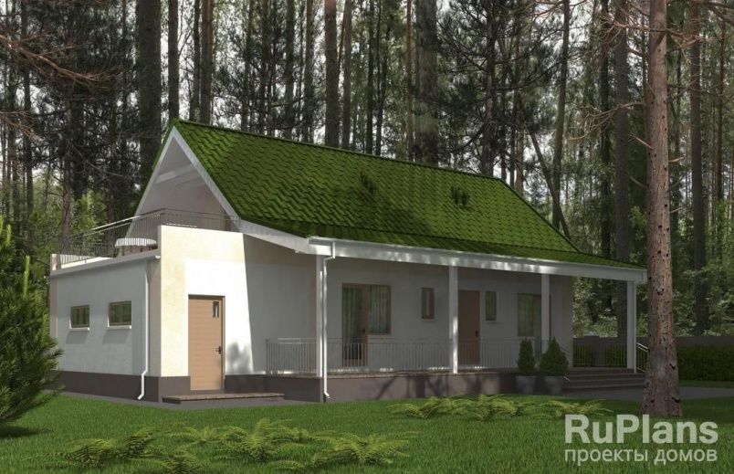 Проект каркасного дома №328 на заказ