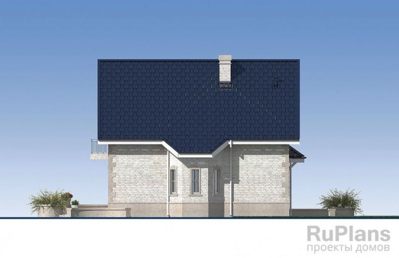 Проект кирпичного дома №556 на заказ