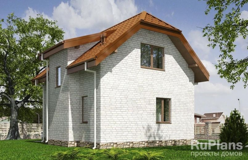 Проект кирпичного дома №567 на заказ