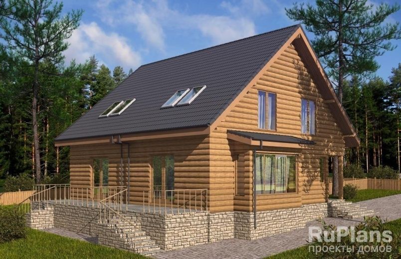 Проект каркасного дома №143 на заказ