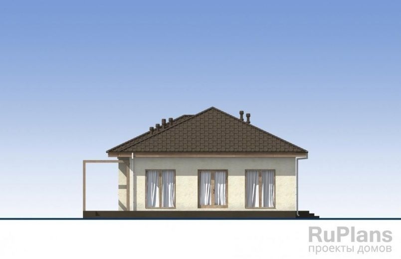 Проект каркасного дома №346 на заказ