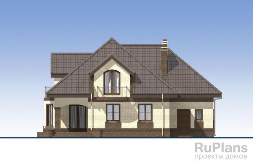 Проект блочного дома №494 на заказ