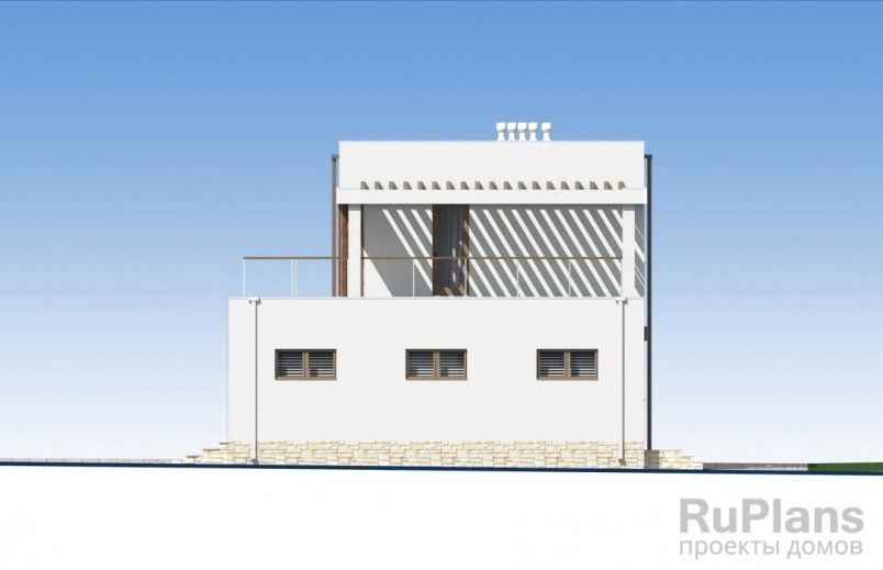 Проект блочного дома №69 на заказ