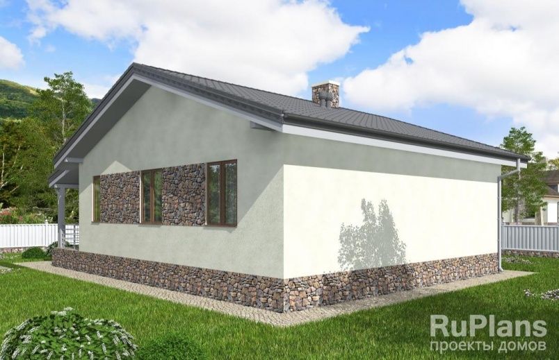 Проект блочного дома №147 на заказ