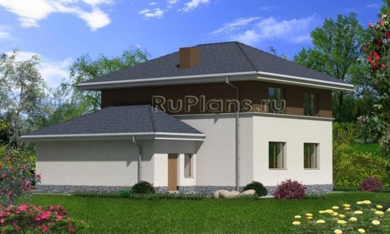 Проект кирпичного дома №477 на заказ