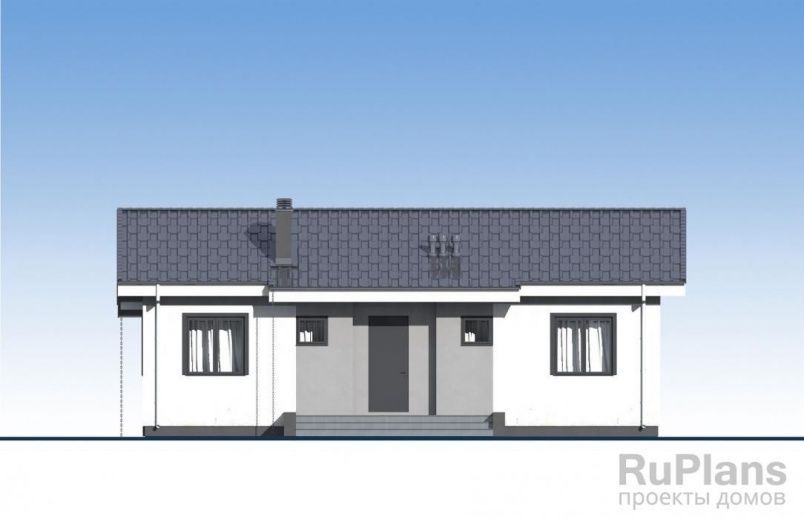 Проект блочного дома №637 на заказ