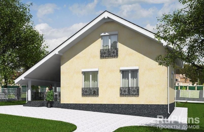 Проект каркасного дома №764 на заказ