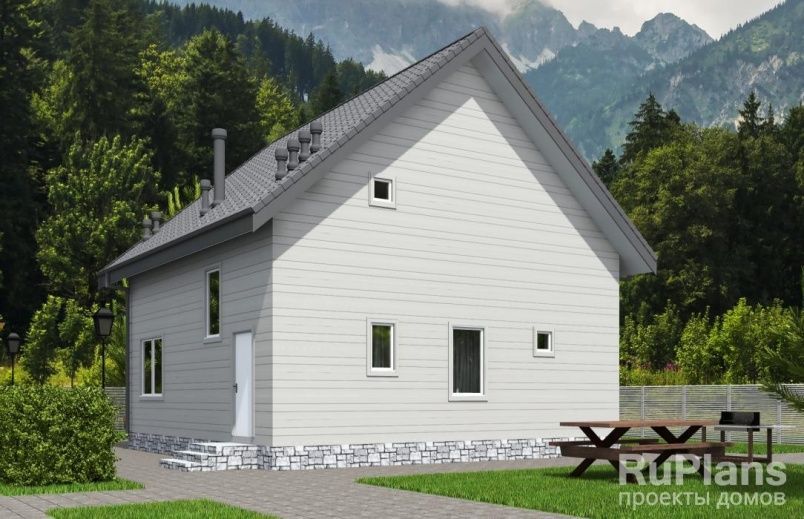 Проект каркасного дома №436 на заказ