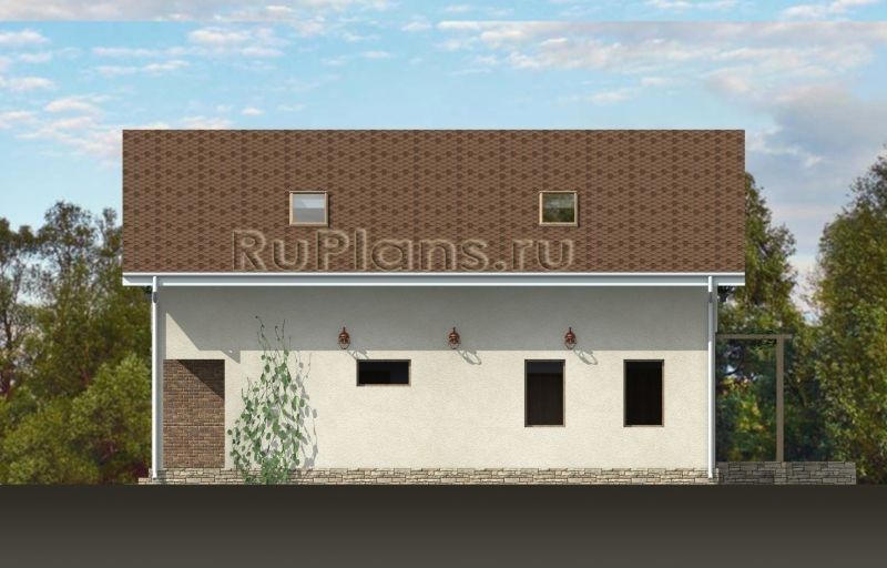 Проект каркасного дома №817 на заказ