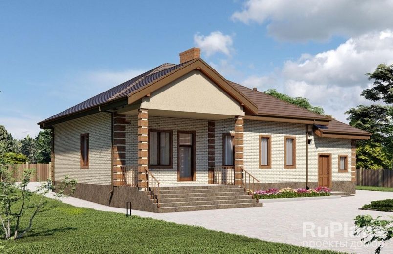 Проект кирпичного дома №540 на заказ