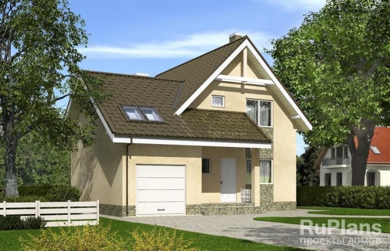 Проект блочного дома №375 на заказ